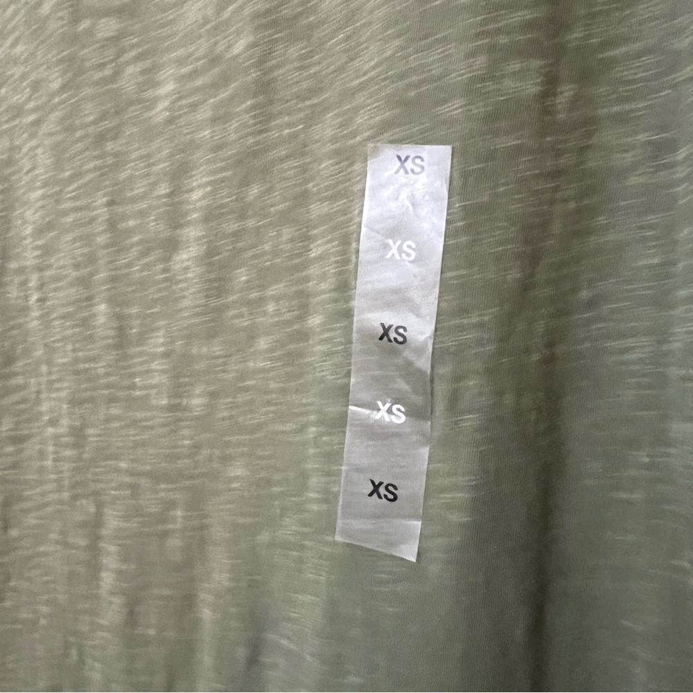 Sun + Stone Men’s Curved Hem T-Shirt in Cavalry Green, size XS - Picture 4 of 9